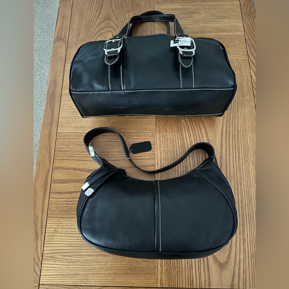 NWT TWO Vintage JC Penney Leather Handbags/Purses